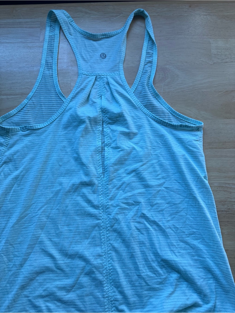 Lulu's Mint Green Striped Racerback Tank - Picture 2 of 2
